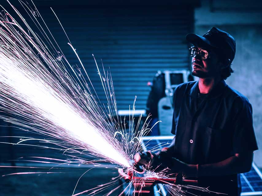 Metal grinding